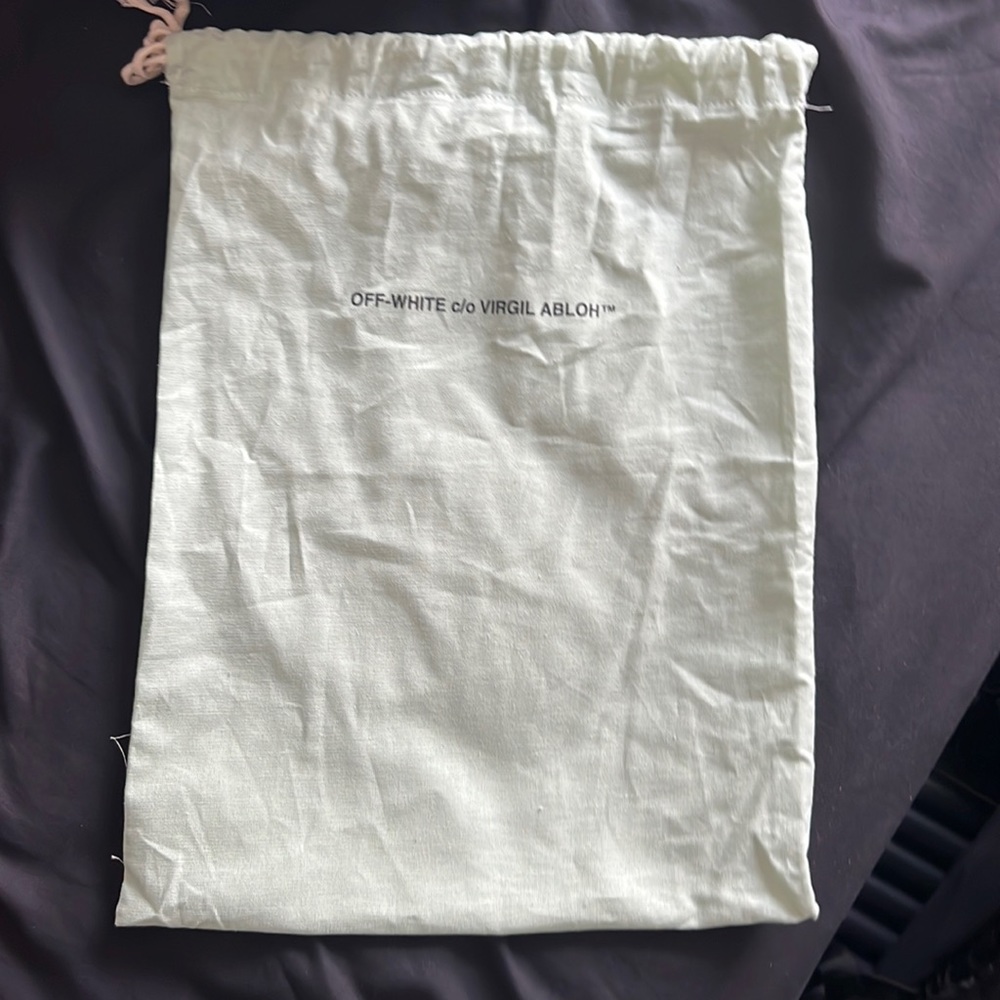 Virgil Abloh Off White shoe bag.  Never used. Shoe not included.